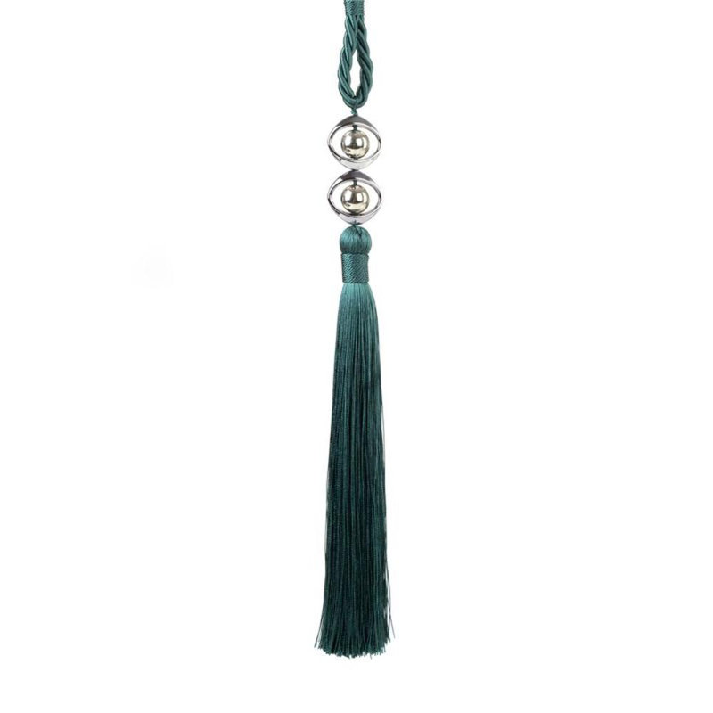 Zionsville Fabric 32cm Curtain Tieback, Green