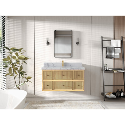 Meuble-lavabo simple 42 po avec plateau Mashelle