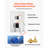 Shower Faucet Set, Rainfall Bathroom Shower System with 10-Inch Square Rain Shower Head and Handheld Spray, Wall Mounted Bath Fixtures with Brass Valve and Trim Kit, Silver Chrome