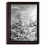 « into eternitys de nuances de gris », reproduction d’art sur toile tendue enveloppée-43592415-43592426
