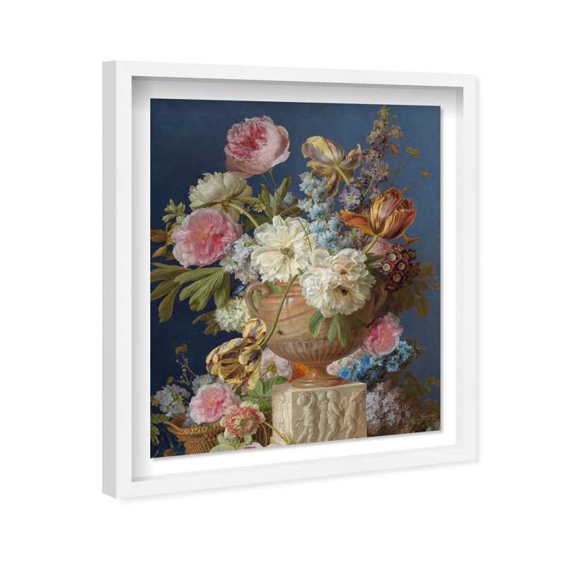 Portmanteau Vase Shadowbox Floral & Botanical Print by Oliver Gal, Black Frame, 16 x 20, 37.5"H x 31.5"W, White Frame