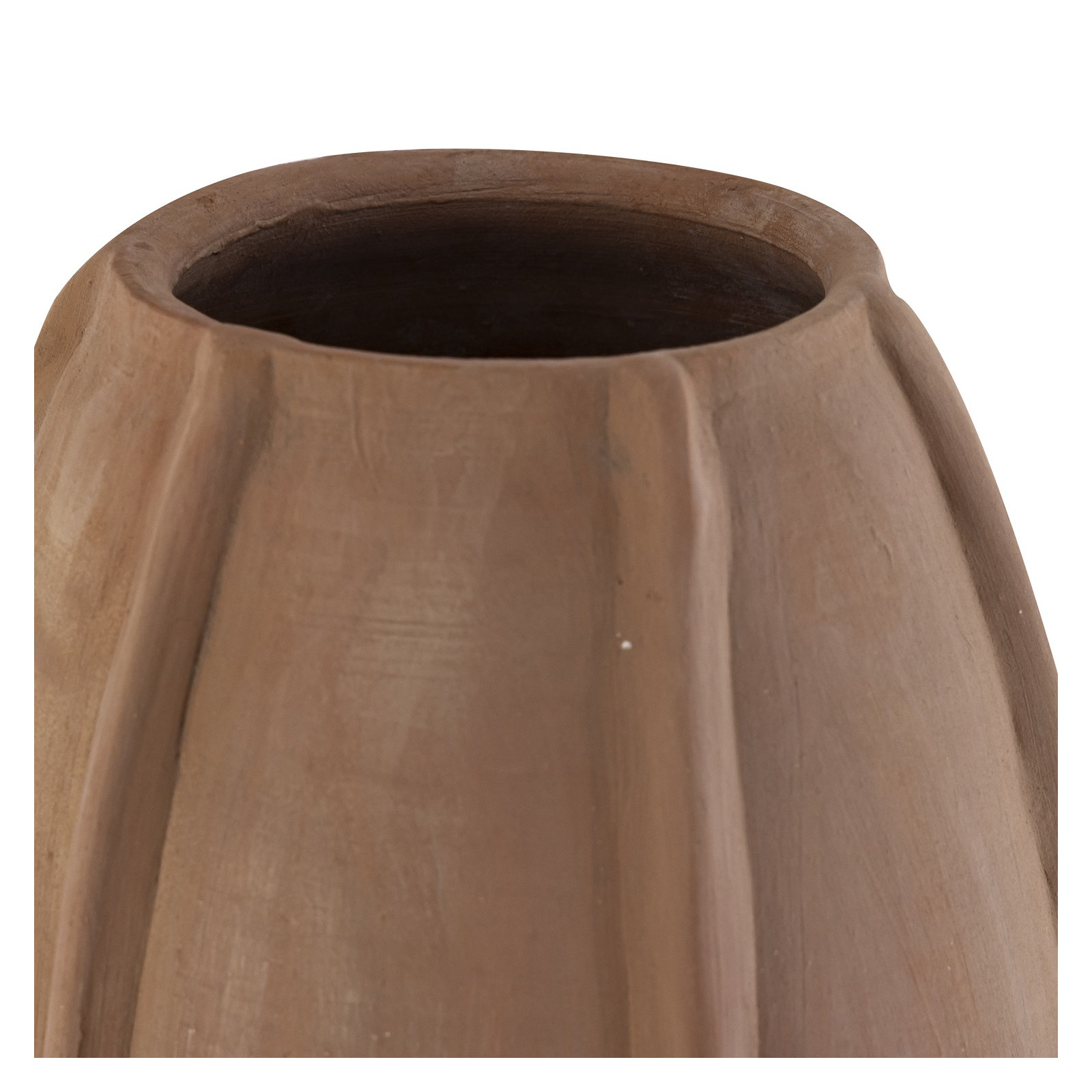 Terracotta Vase Dia 8.5" X 12.5" H