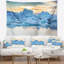 Tapisserie «Icebergs» dans un lagon glaciaire-28499589