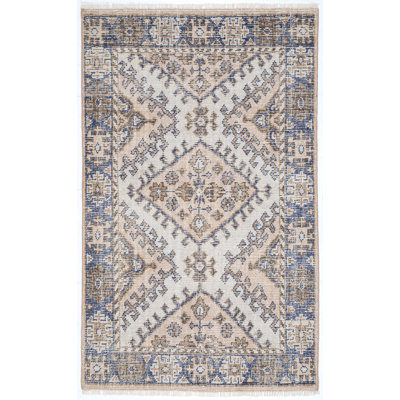 Tapis rouille / ivoire touffeté à la main Chalet