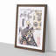 Ichimura Uzaemon IX by Kitao Shigemasa - Picture Frame Painting Print-55579346-55579347