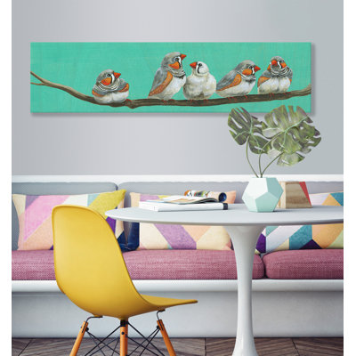 « just clowninging » par karin grow, reproduction d’art sur toile