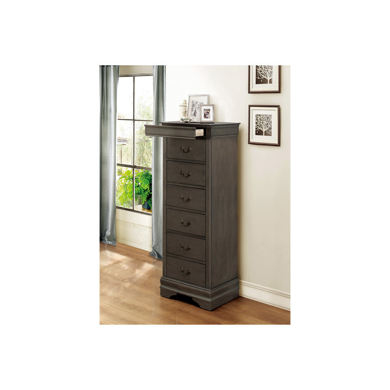 Ensemble de chambre à coucher à panneaux Brummett, Grand, gris, 3 Pcs: Bed, 2 Nightstands