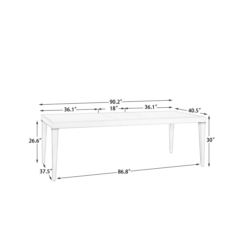 Kyarie Extendable Dining Table