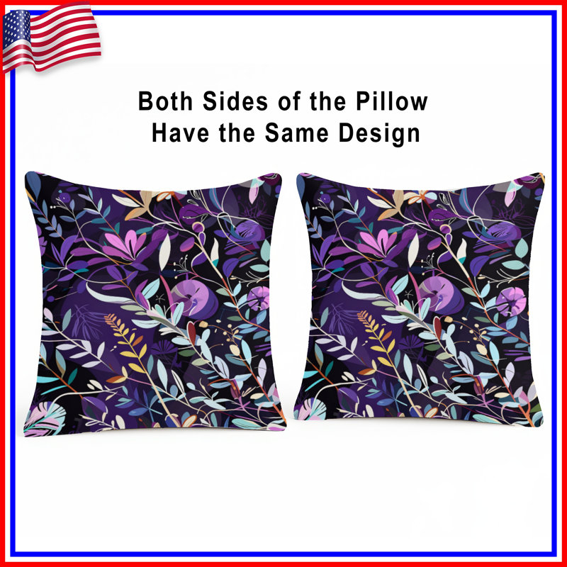 Coussin Floral, 20 x 20 inches