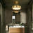 LED Drum Semi Flush Mount
