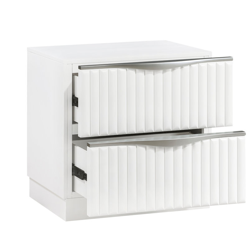 Luxurious Two Drawers Nightstand