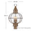 Cape Cod 13.75-in 4-Light Outdoor Post/Pier Mount Onion Lantern
