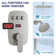 Rainfall Symphony 12inch Dual Showerhead Temperature Display Shower System with 2 in 1 Slider Bar Shower Handheld