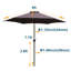 Parasol 9 pi chocolat-1906583965