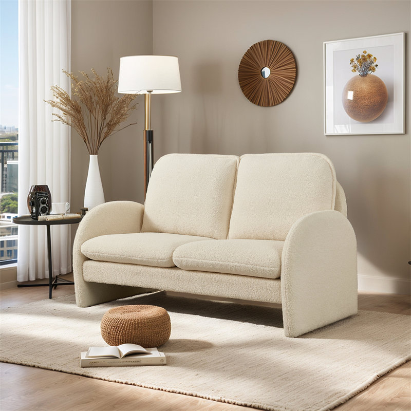 Canapé 59 po Sherpa, Beige