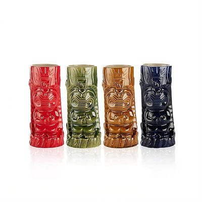 Verres tiki hawaïens en céramique (14,5 oz)