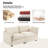 Redenius 76.8'' Upholstered Corduroy Reception Loveseat-91898740