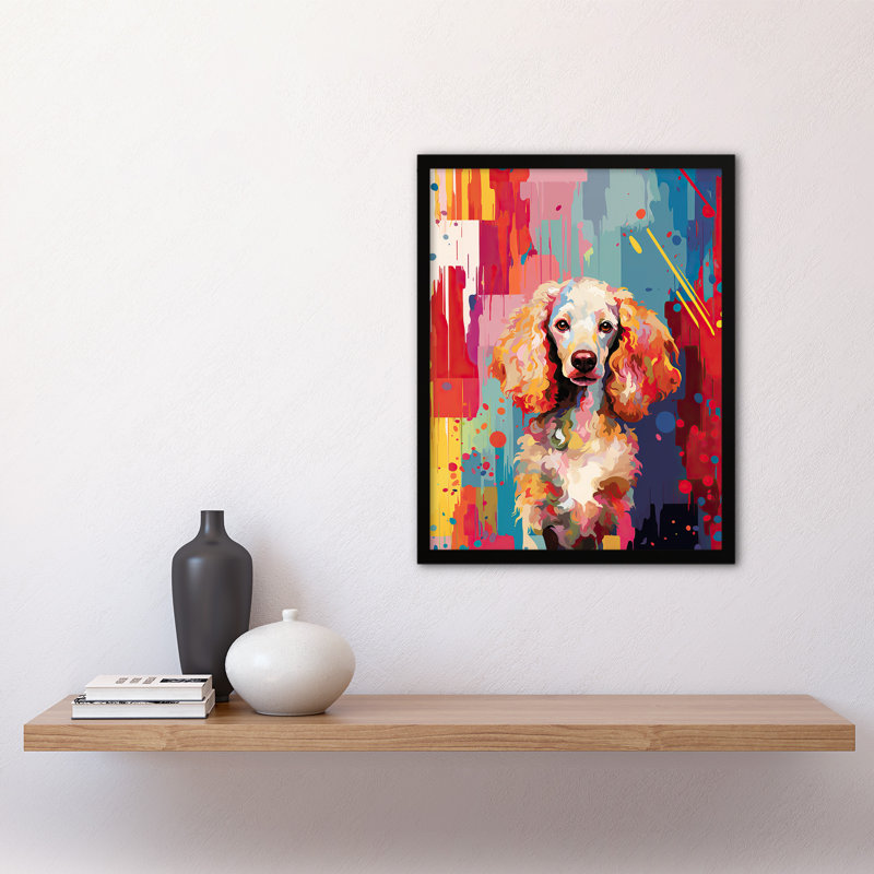 Poodle Dog Lover Artwork - Single Picture Frame Print