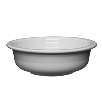 YBM Home 8-Inch Plastic Serve Mixing Bowl For Everyday Meals - Ideal For Cereal, Snacks, Popcorn, Salad, And Fruits, Microwave Safe, 1284-3frosty White