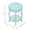 Table d'appoint Bedford Harley