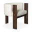 Egg Designs Boucle & Walnut Occasional Chair-759198425