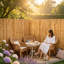Rouleau de clôture en bambou 6,5 pi x 13 pi - Panneau de protection à lattes naturelles pour jardin extérieur, cour, patio et balcon, écran d'intimité de style tropical durable, installation facile