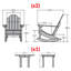 Chaise berçante Anette Classic-987492314