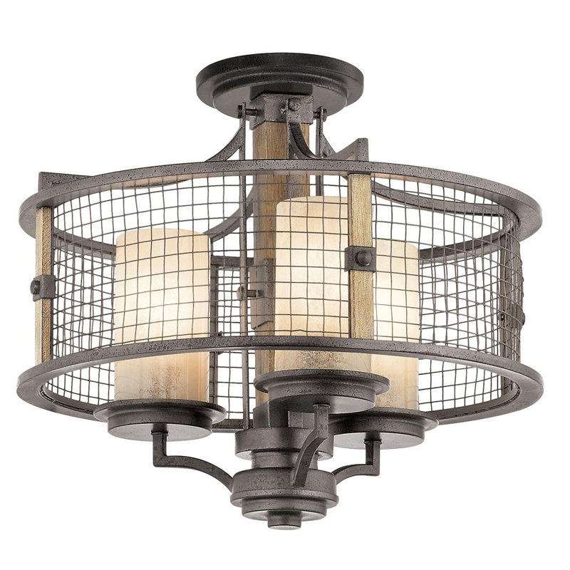 Rosiclare 3 - Light Drum Chandelier