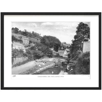 Chalford, On The Canal 1910 by Francis Frith - Single Picture Frame Print
