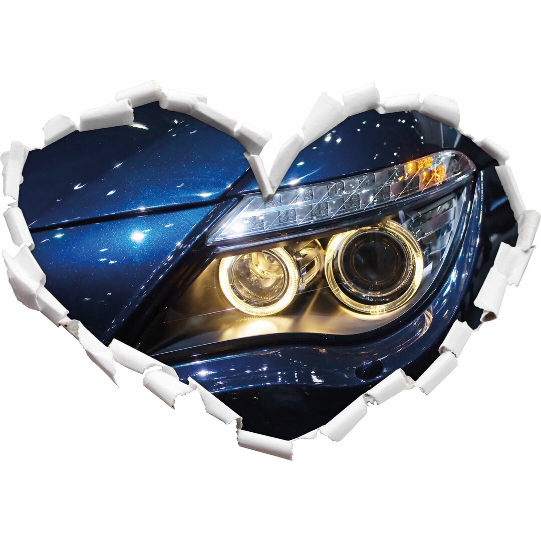 Wandtattoo BMW Angel Eyes Blau