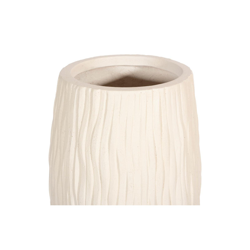 Rucco Pot Planter, 32" H x 15" W x 15" D, Off White