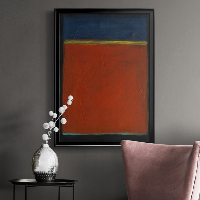 " Contemplation I ", Black, 42.5" H x 30.5" W x 1" D