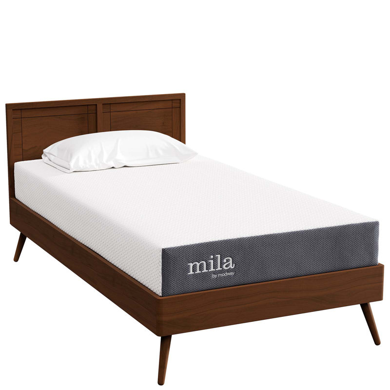 Mila 8" Twin Gel Memory Foam Pillowtop Mattress