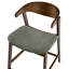 Upholstered Bar Stool with Solid Wood Frame-668995228
