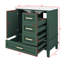 Ensemble de meuble-lavabo moderne 30 pouces avec lavabo et 3 tiroirs-524157638