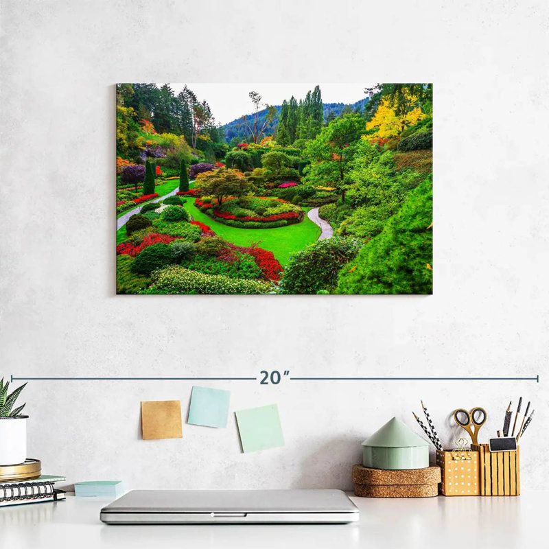 Sireci Butchart Garden Park, 8" H x 12" W