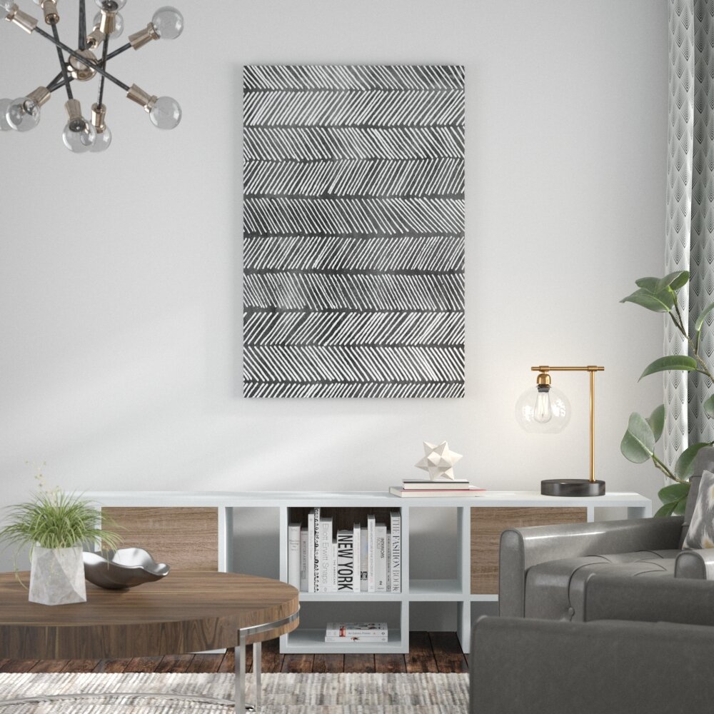 Leinwandbild Modern Monochrome I von Grace Popp