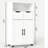 Farmhouse Storage Cabinet ,Versatile Double-Door Storage Cabinet with Adjustable Shelves - Perfect for Living Room & Dining Room-1136476767
