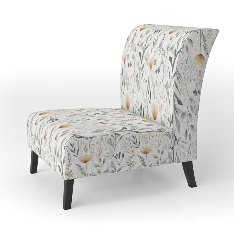 Fauteuil de chambre Country Farmhouse, Pantoufle sans accoudoirs