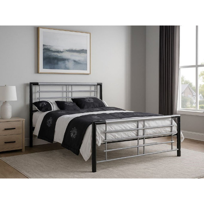 Kirke Metal Bed, Single (3')