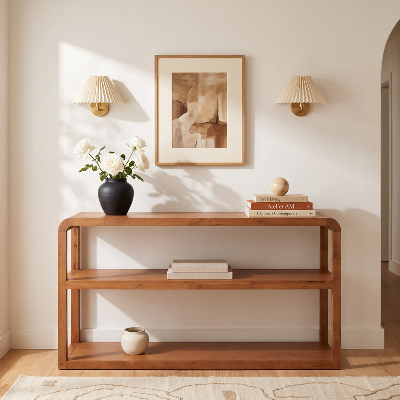 Chauncey 53" Console Table, Walnut
