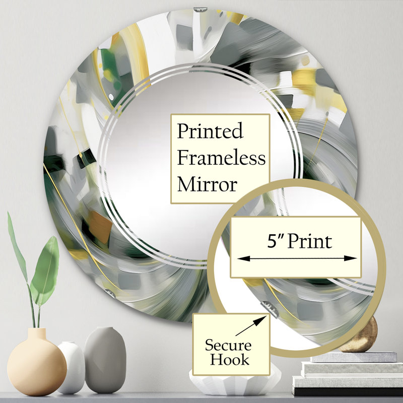 Miroir mural Cyroselle, 24 po x 24 po
