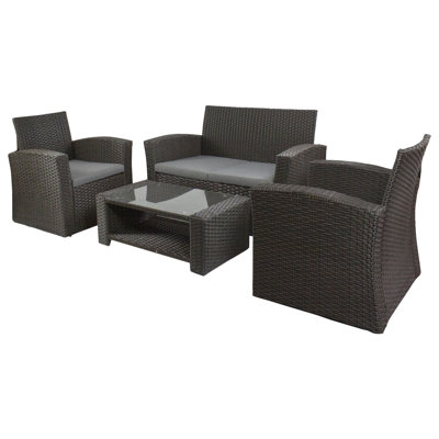 Caicos 3 - Person Patio Dining Set Rectangular Table