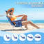 Chaises de plage à dos (ensemble de 2), chaise de camping pliante robuste avec grandes poches-786968433