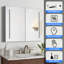 40'' W Mirrored Medicine Cabinet