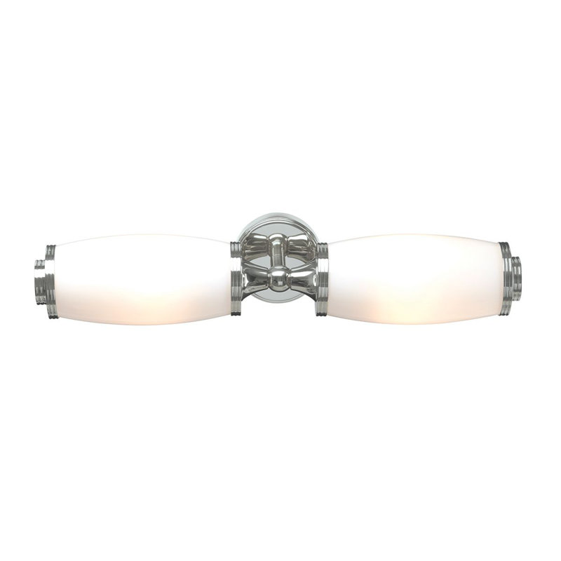 2 Light Vanity, Polished Chrome