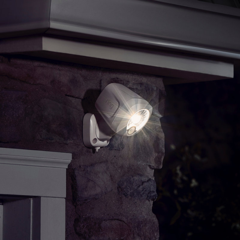 LED Battery Powered Dusk to Dawn Outdoor Security Spot Light with Motion Sensor Pack of 2