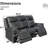 Almke 80.5'' Faux Leather Reclining Sofa-100560464