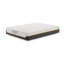 Très grand matelas de 11,5 po de style très grand, mousse à mémoire de forme gris anthracite et housse pour un repos confortable