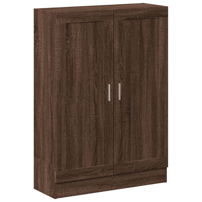 Palembang 115cm H x 82.5cm W Standard Bookcase, Brown Oak